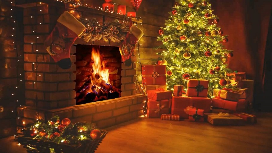 Рождественский камин