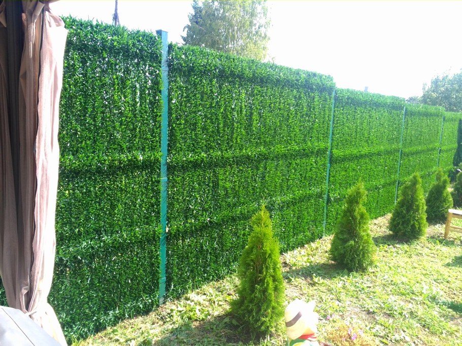 Декоративная сетка для забора