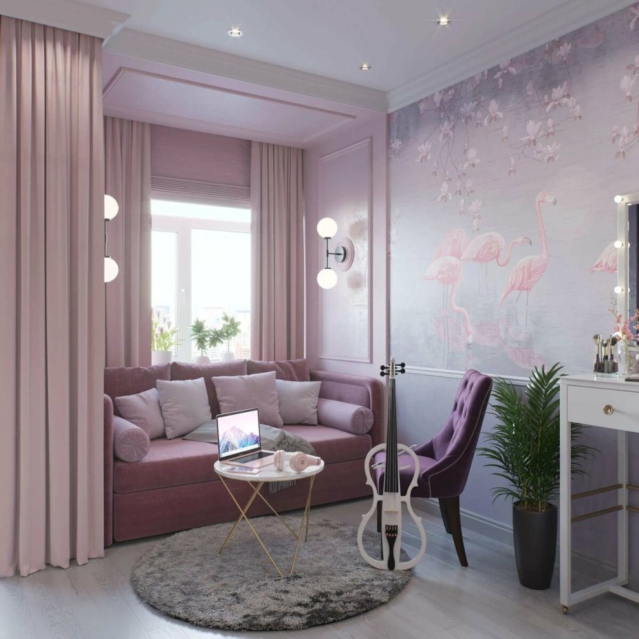 Нежные цвета в интерьере