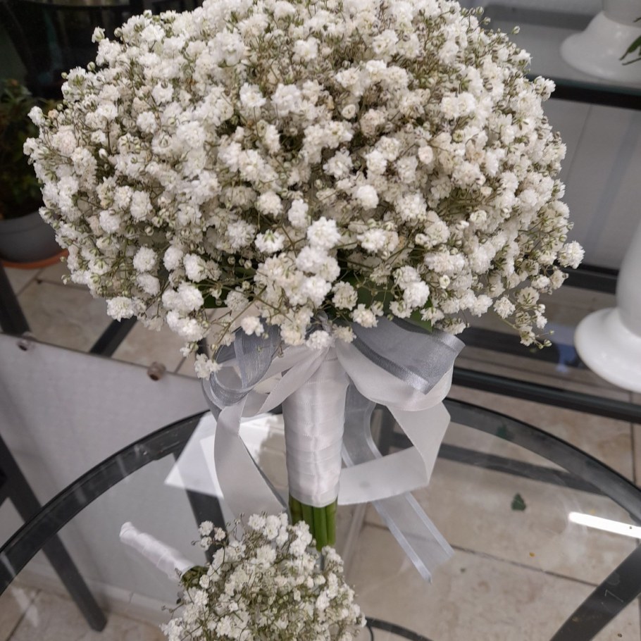 Гипсофилы и гортензии