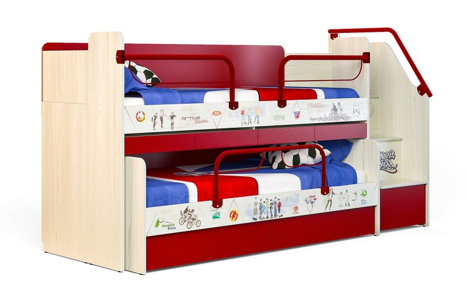 Кровать Сканд Актив 1 и Актив 2