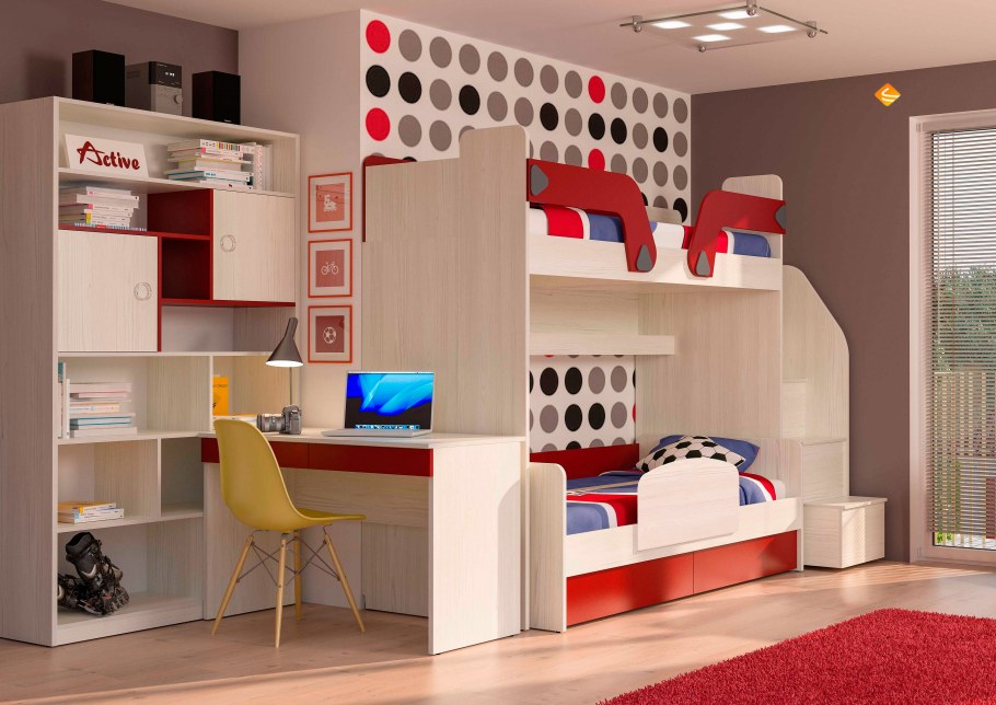 Кровать-чердак Сканд Актив