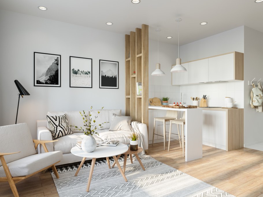 Студия в стиле Сканди