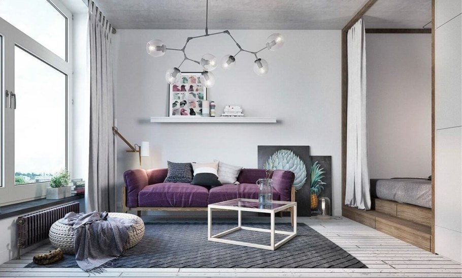 Однушка в стиле Сканди