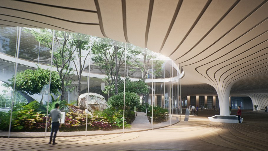 Атриум отеля архитектура