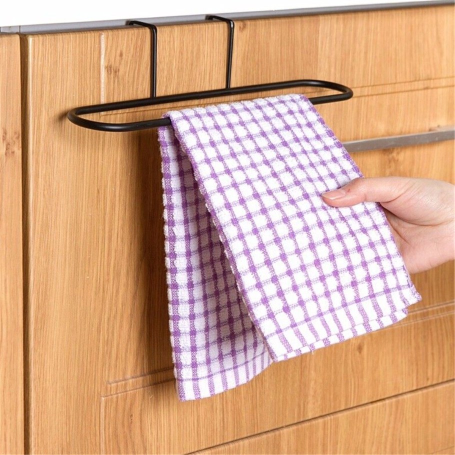 Лайфхаки для хранения кухонных полотенец