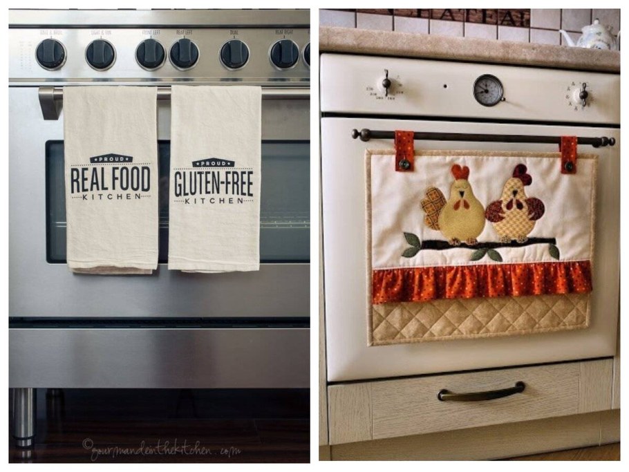 Хранение кухонных полотенец