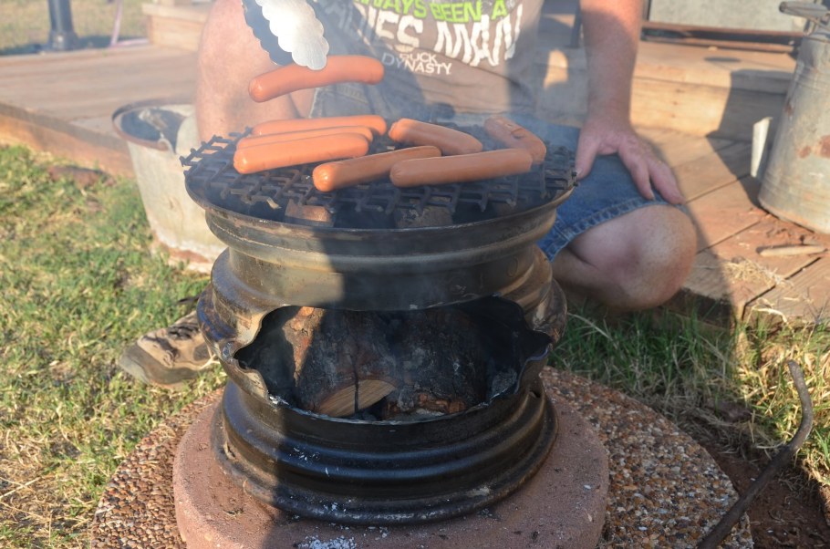 Жаровня из дисков автомобильных