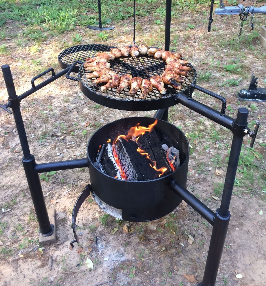 Барбекю из колесного диска