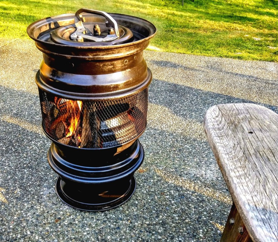 Тандыр из колесных дисков