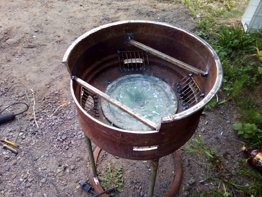 Жаровня из колесных дисков