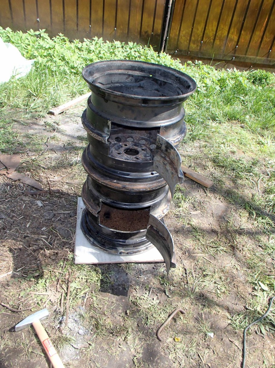 Мангал из автодисков