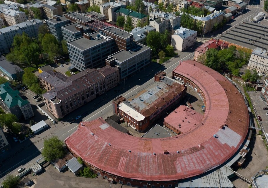 Музей гараж Мельникова на Новорязанской улице