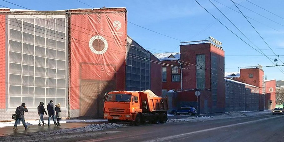 Гараж на Новорязанской улице Москва Архитектор Константин Мельников