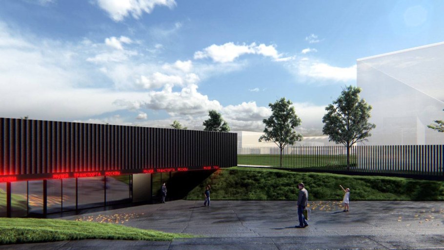 Автобусный парк на Новорязанской улице