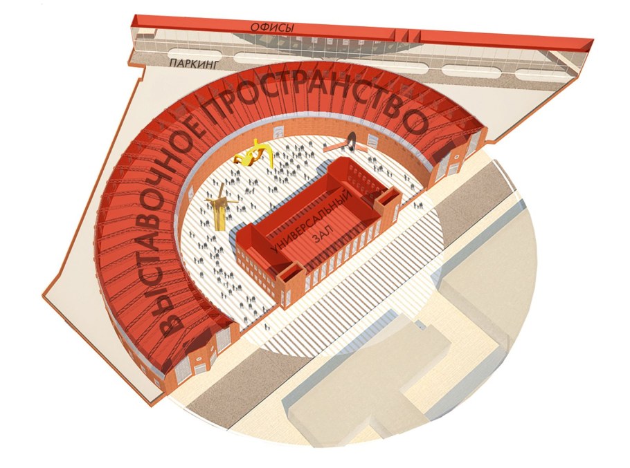 Гараж Госплана Мельников план