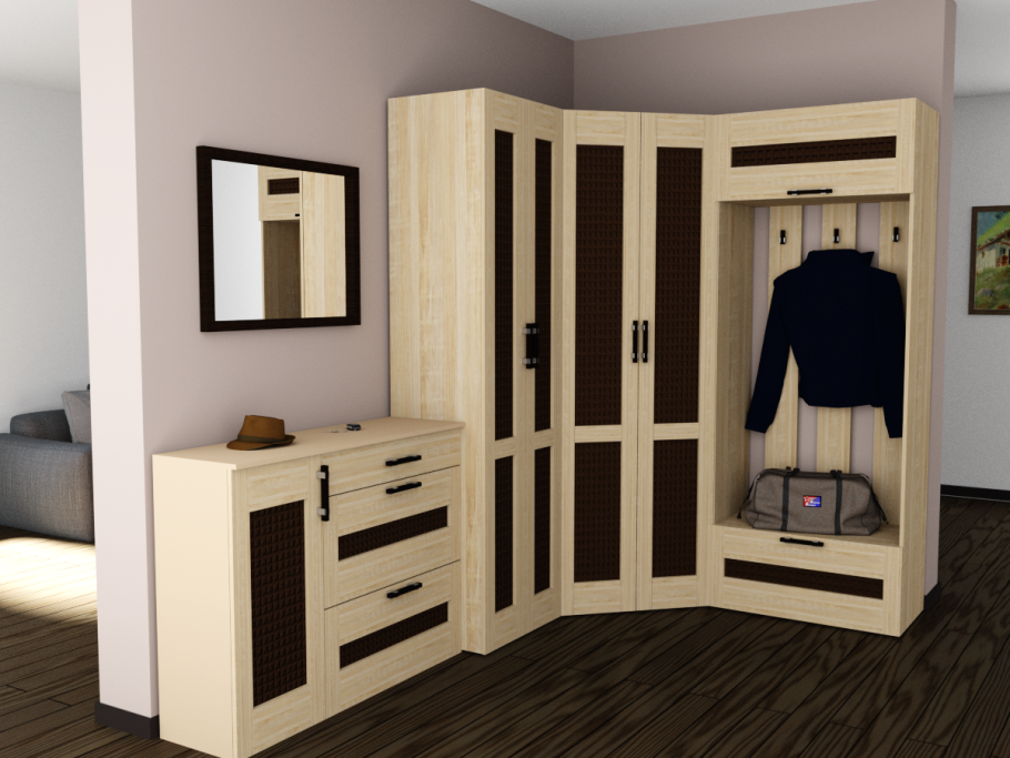 Прихожая Монако Зарон