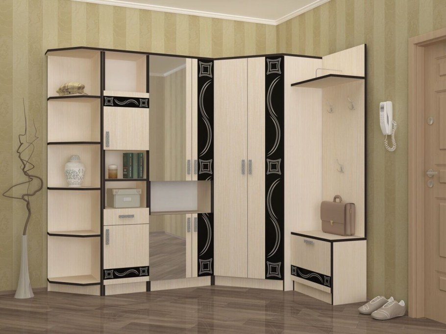 Корвет мебель прихожая 25