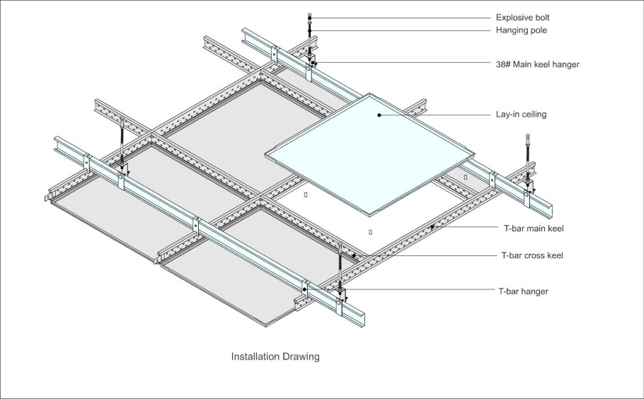 Подвесной потолок Армстронг вес 1 м2