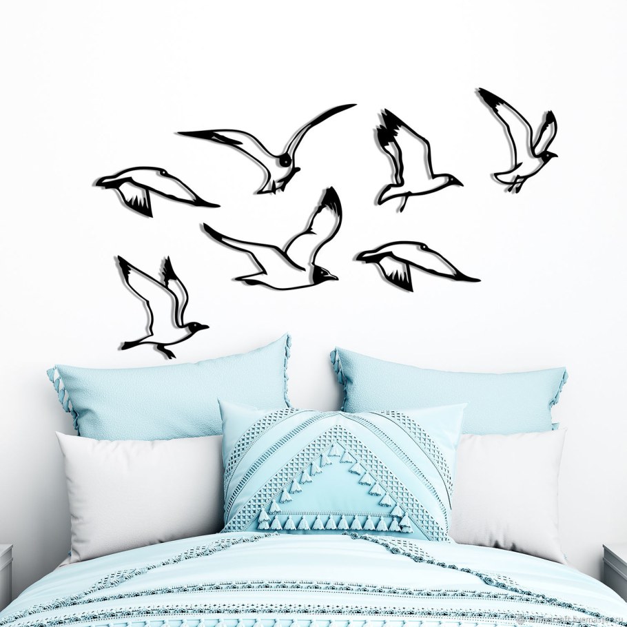 Декоративные птички для декора на стену