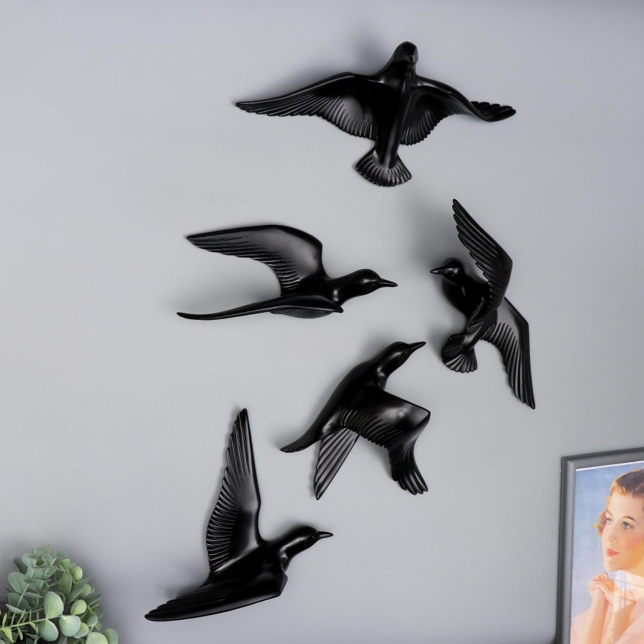 Чайки на стену декор