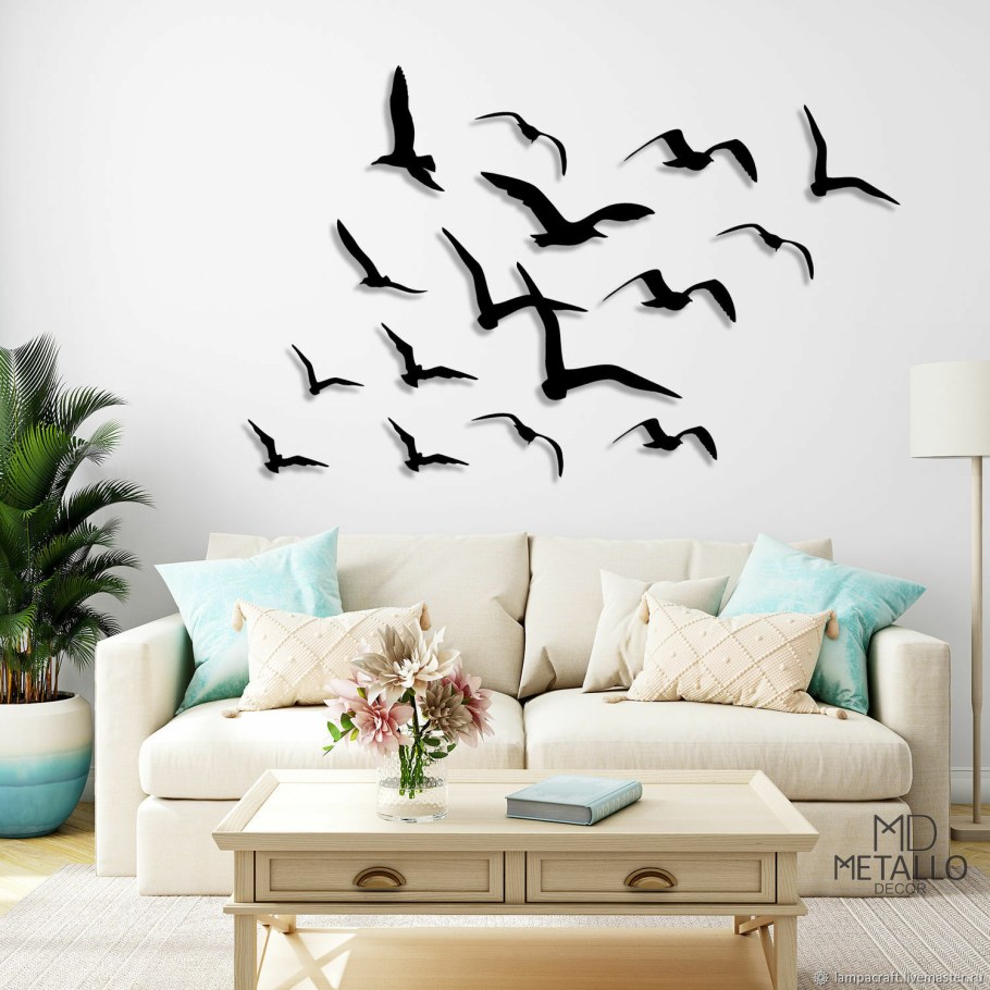 Настенный декор Чайка №3