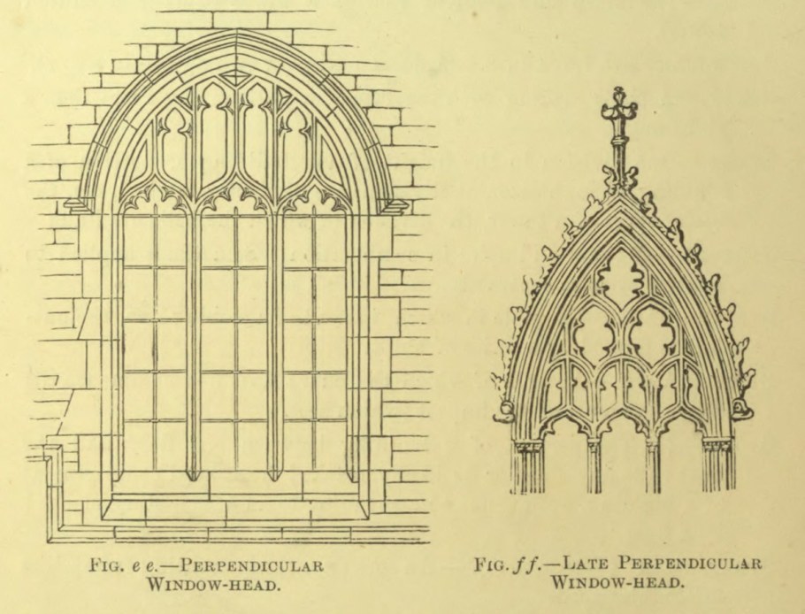 Готика- чертежи стрельчатые окна