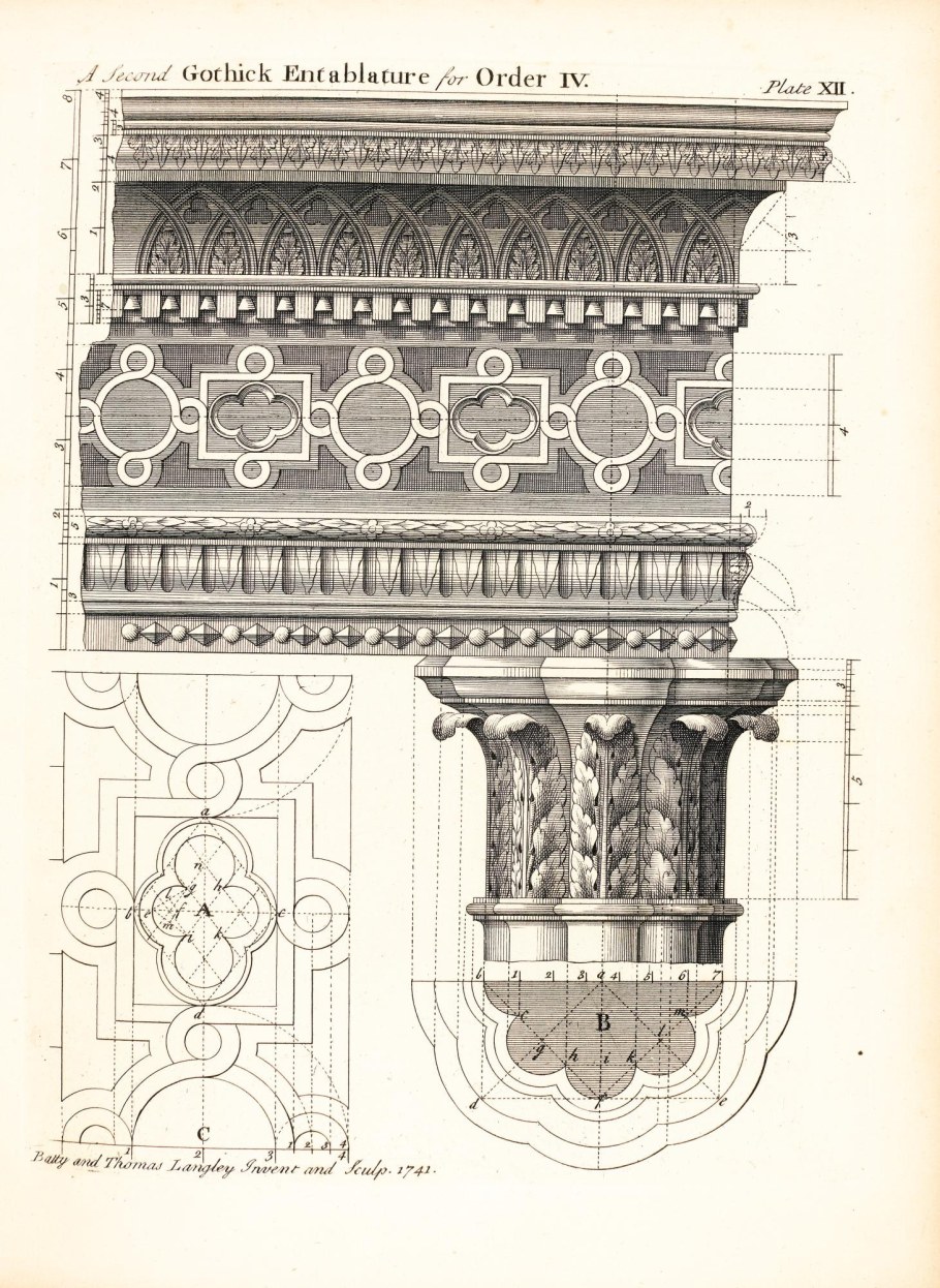 Антаблемент в готике