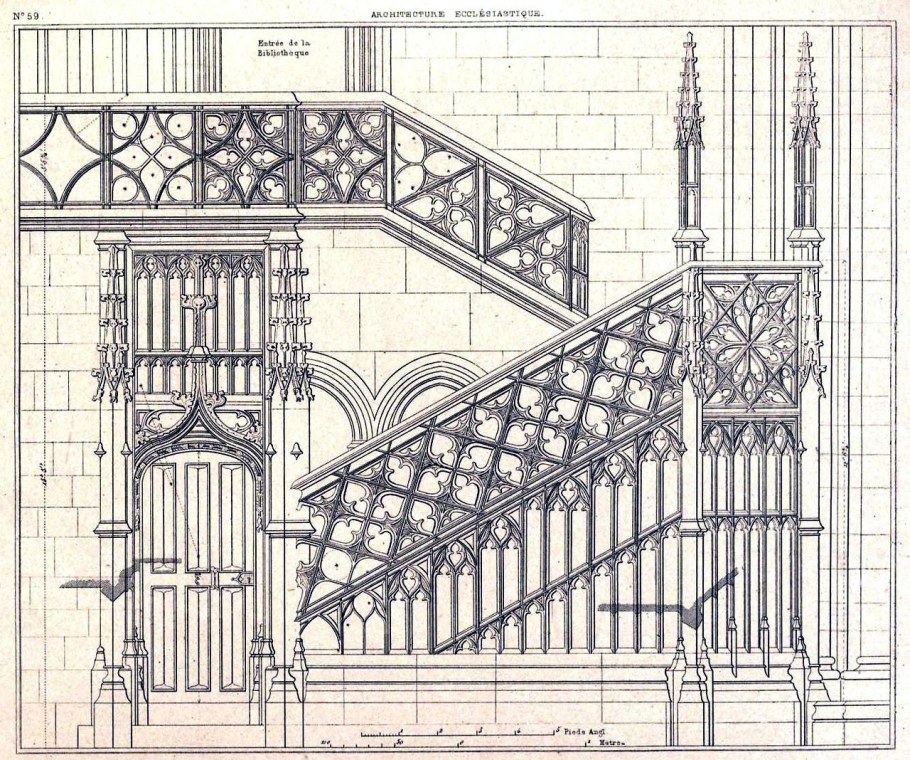 Архитектура Нотр дам де пари чертёж