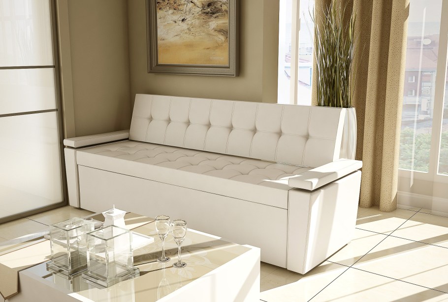 Кухонный уголок секрет-4 со спальным местом прямой