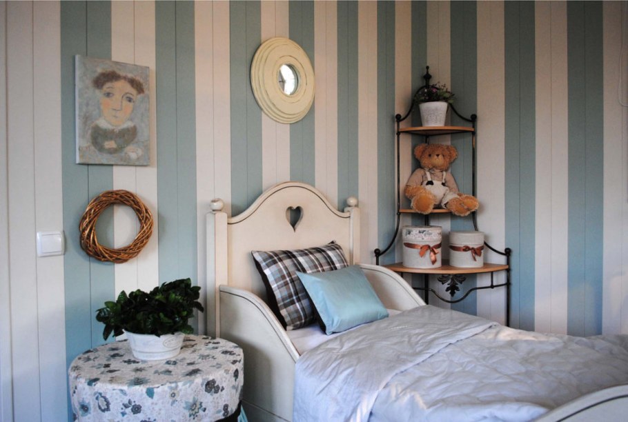 Крашеная вагонка в интерьере