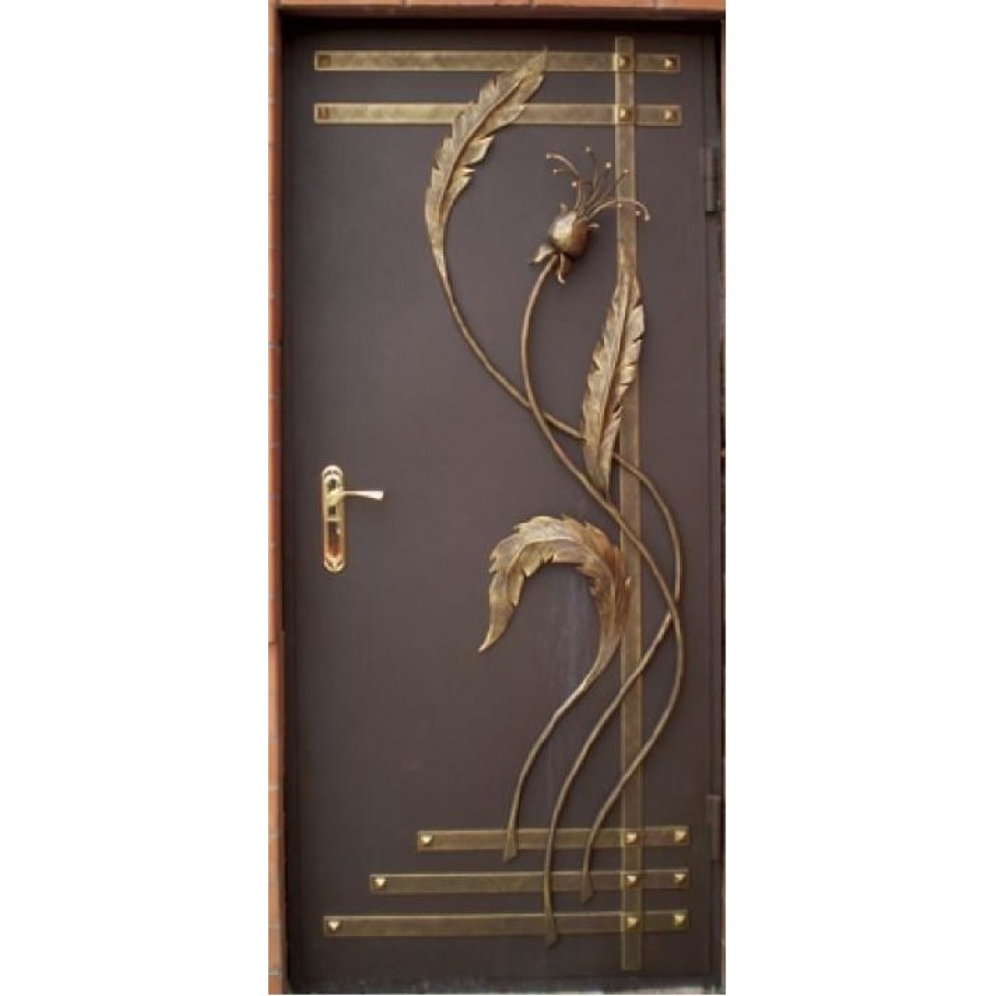 Входные двери с ковкой