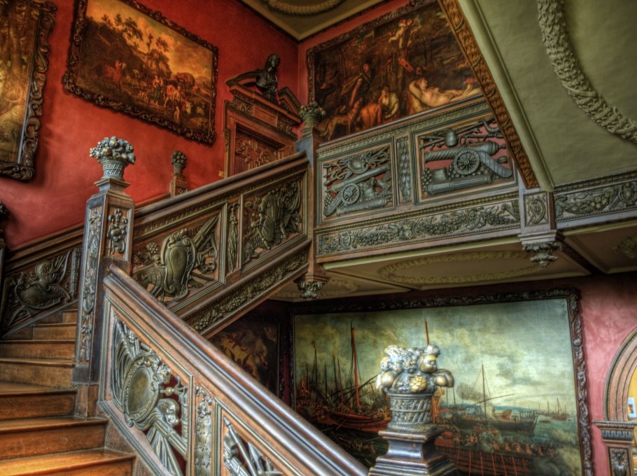 Лестницы дворцов Англии 17-18 века