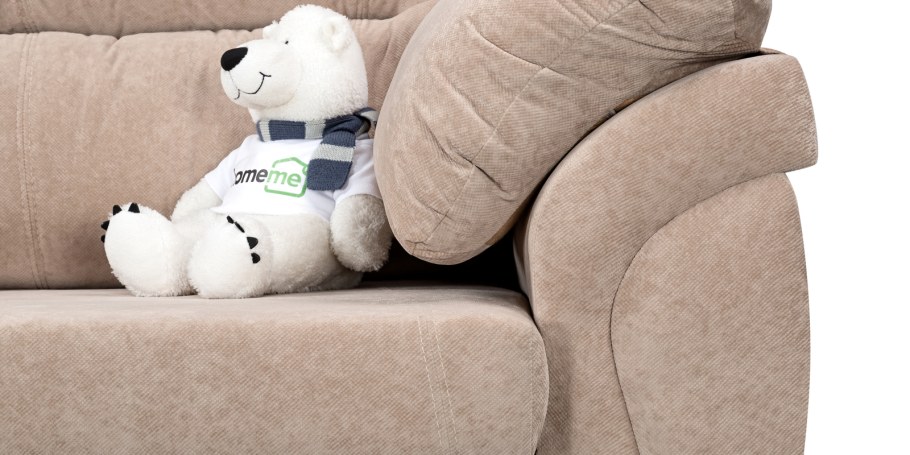 Диван Бристоль флок бежевый