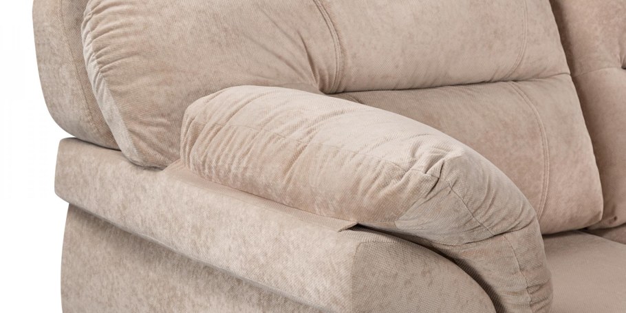 Диван Эвита флок бежевый