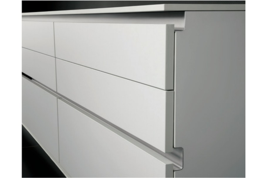 Профиль gola Firmax l-образный для нижних баз l=4200mm, алюминий черный