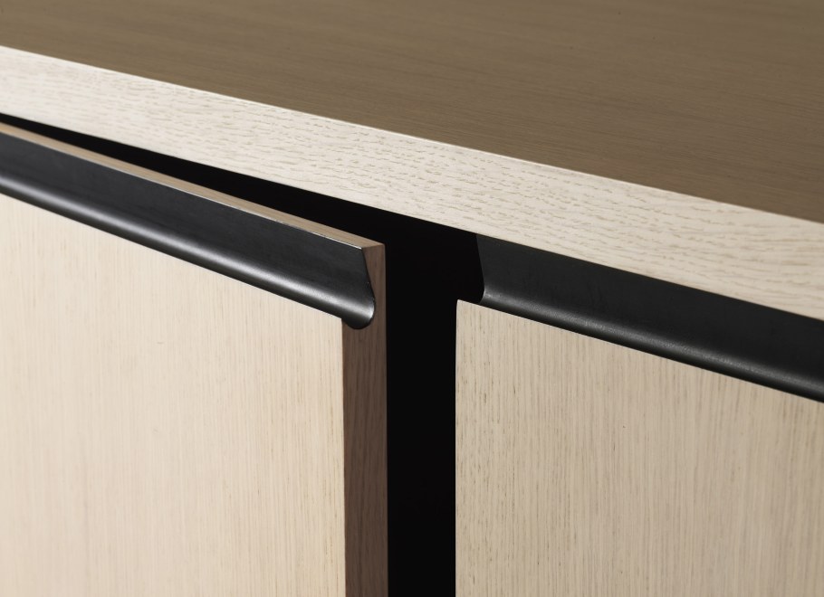 Интегрированная ручка шпон 45