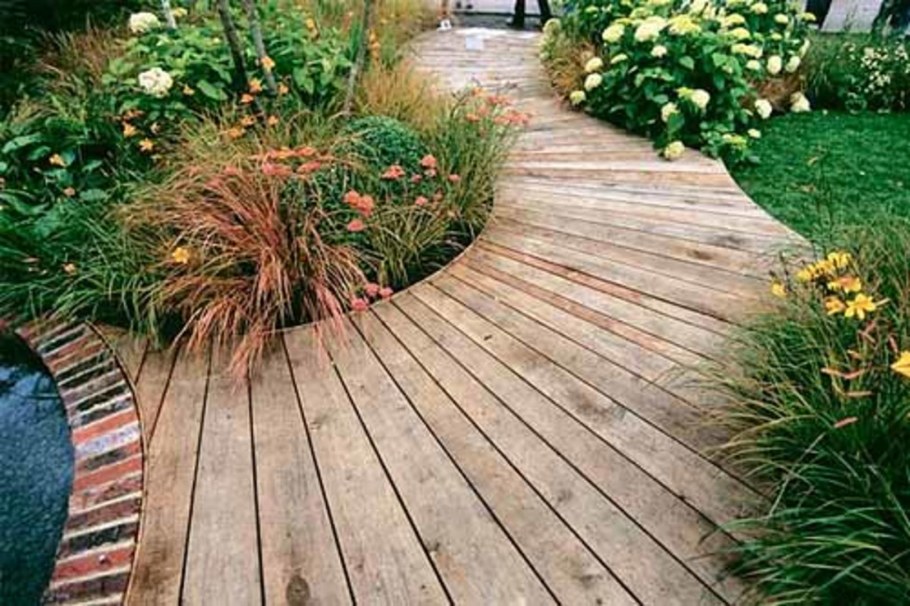 Дорожки из дерева