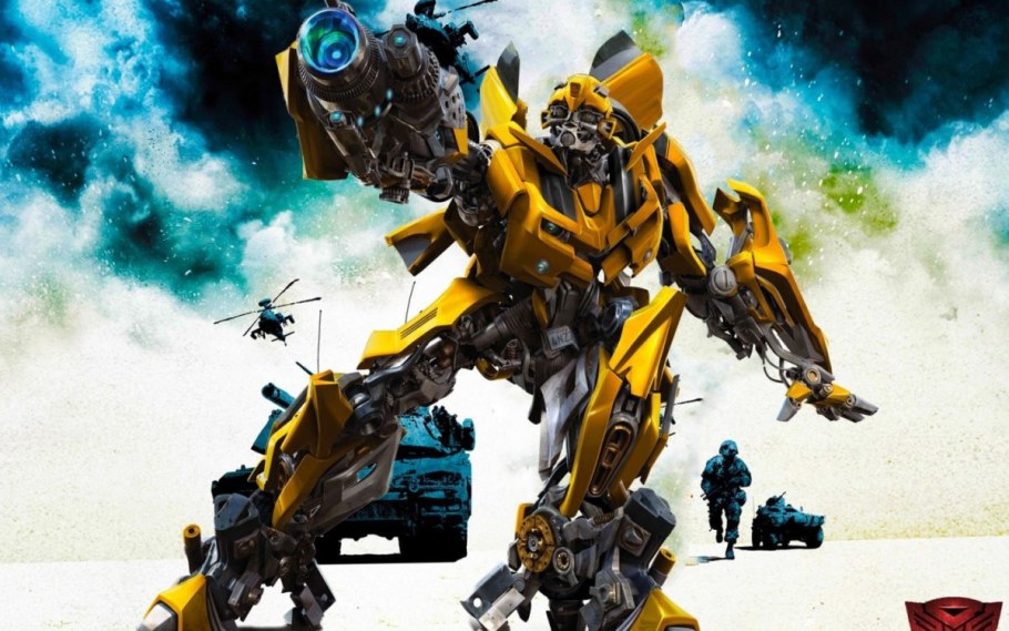 Плед трансформеры Бамблби Оптимус