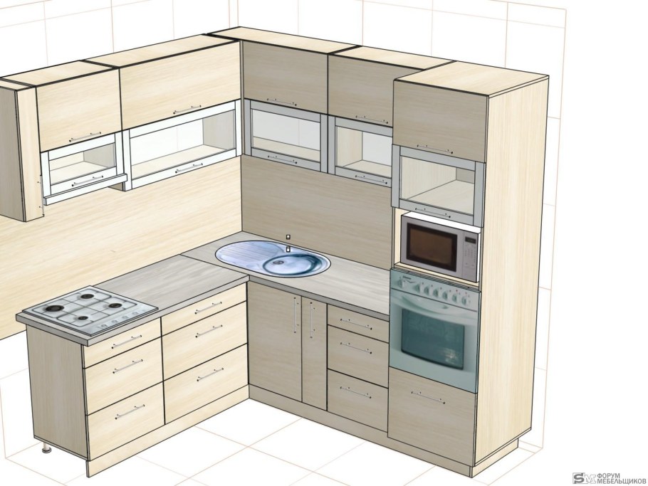 Верхние кухонные шкафы