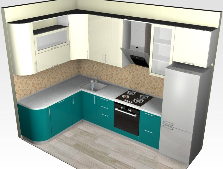 Угловой шкафчик на кухню