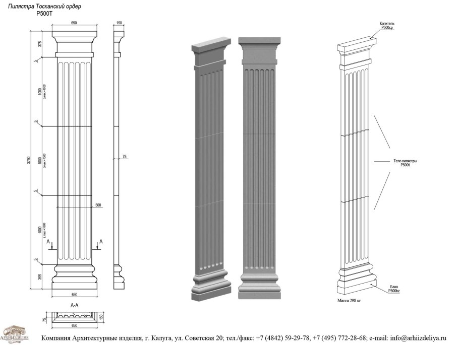 Коринфская пилястра