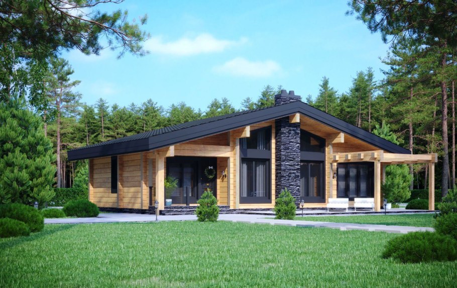 Тини Хаус с террасой