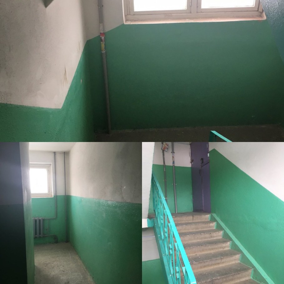 Подъезд после капремонта