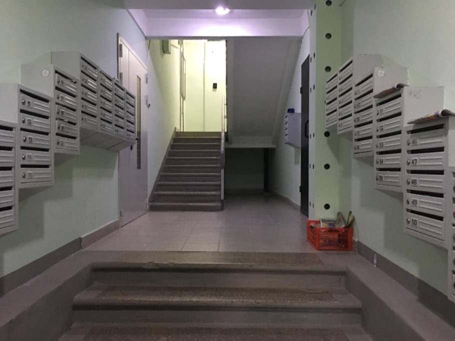 Подъезд после ремонта