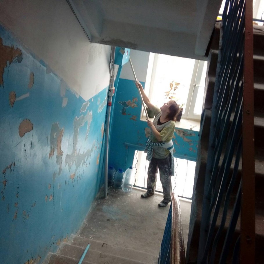 Ремонт в подъезде многоквартирного дома