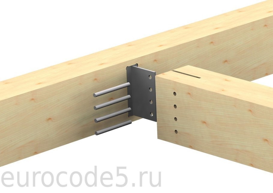 Система скрытого крепежа строительного бруса валет