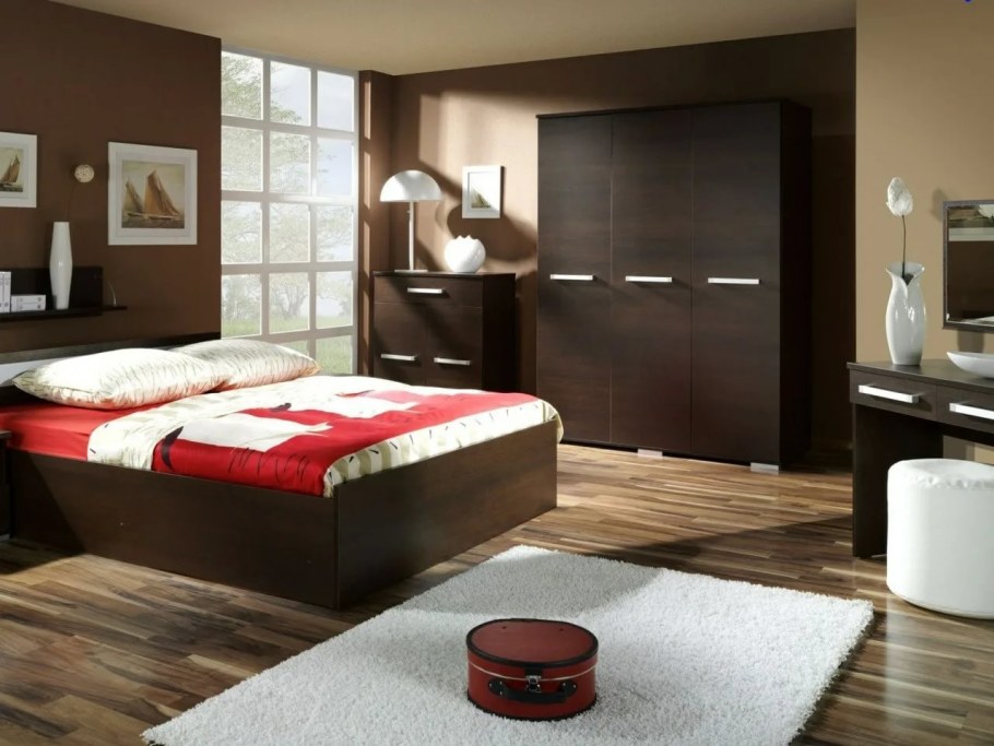 Спальня в цвете венге