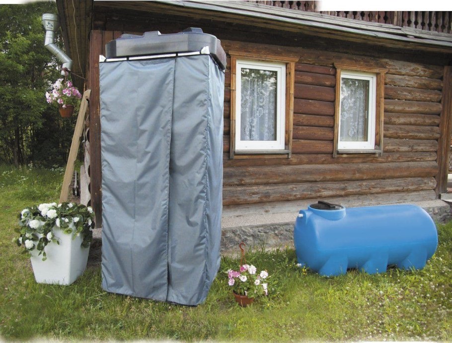 Летний дачный душ