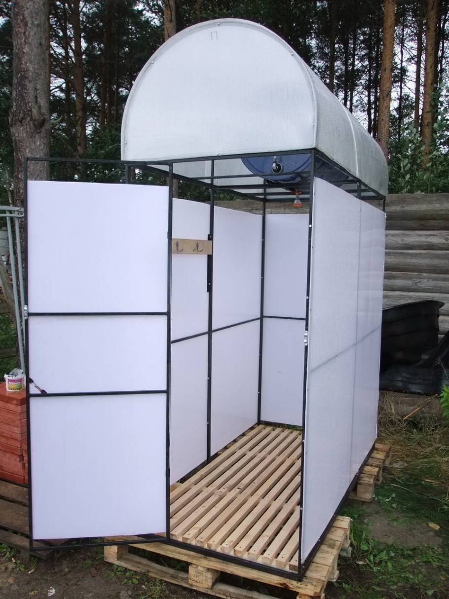 Летний душ для дачи